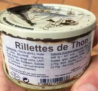 Mängden socker i Rillettes de Thon