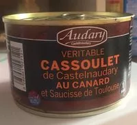 Mängden socker i Cassoulet au canard et saucisse de Toulouse