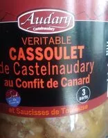 Mängden socker i Cassoulet de castelnaudary au confit de canard