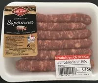 Mängden socker i Chipolatas superieures