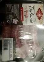 Mängden socker i Saucisses de toulouse