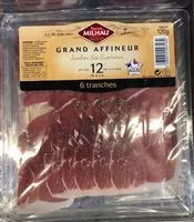 Mängden socker i Jambon sec supérieur 6 tranches