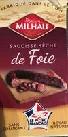 Mängden socker i Saucisse sèche de foie