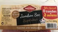 Mängden socker i Jambon sec superieur