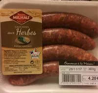 Mängden socker i Saucisses aux herbes