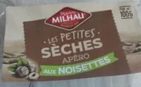 Mängden socker i Les petites sèches apéro Aux noisettes