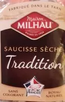 Mängden socker i Saucisse seche 220g tradition