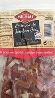Mängden socker i Emincés de jambon sec