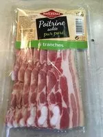 Mängden socker i Maison Milhau Poitrine Salee Tranche 120G