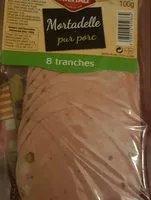 Mängden socker i Maison Milhau Mortadelle 8 Tranches Pack 100G