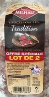 Mängden socker i Saucisson sec tradition