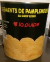 Mängden socker i Segments de pamplemousse au sirop léger
