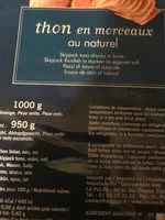 Mängden socker i Thon en morceaux au naturel