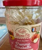 Mängden socker i Mon dessert pomme mirabelle sans sucres ajoutés