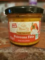 Mängden socker i Tartinade poivrons féta
