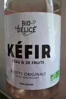 Mängden socker i Kéfir d'eau pétillante