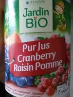 Mängden socker i Cocktail Cranberry Biologique