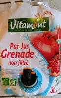 Mängden socker i Jus de Grenade non filté