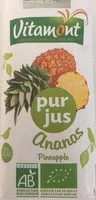Mängden socker i Pur jus d'ananas bio
