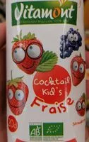 Mängden socker i Vitamont cocktail kid's fraise