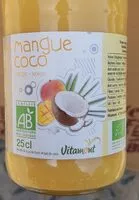 Mängden socker i Smoothie mangue coco