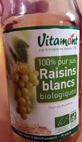 Mängden socker i 100% pur jus raisins blanc biologiques