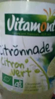 Mängden socker i Citronnade citron vert bio