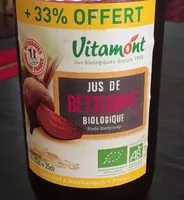 Mängden socker i Jus de bettrave