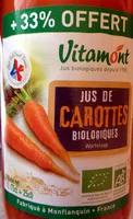 Mängden socker i Jus de carottes biologiques
