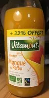 Mängden socker i Nectar mangue du Pérou