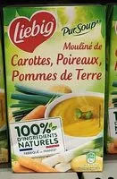 Mängden socker i Mouline de carottes poireaux pommes de terre
