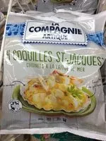 Mängden socker i Coquilles St-Jacques cuisinées à la laitue de mer