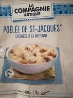 Mängden socker i Poêlée de saint-Jacques cuisinée à la bretonne