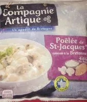 Mängden socker i Poêlée de saint-Jacques cuisinée à la bretonne