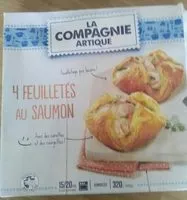 Mängden socker i Panier feuilleté composé d'une pâte feuilletée crue garnie d'une préparation à base de saumon rose du Pacifique (Oncorhynchus gorbuscha) et de légumes (carottes et courgettes).