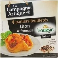Mängden socker i Paniers feuilletés thon et fromage boursin
