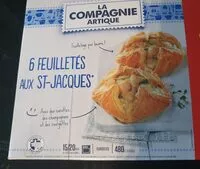 Mängden socker i 6 Feuilletés aux St Jacques