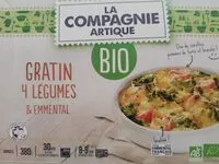 Mängden socker i Mélange de légumes (brocoli, carotte, pomme de terre cuite et carotte jaune) cuisinés dans une sauce crémeuse à l'emmental, recouvert d'emmental, prégratiné, surgelé issu de l'agriculture biologique.