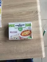 Mängden socker i Gratin d'aubertignes, à la tomate, à l'oignon et à la viande bovine, surgelé, issu de l'agriculture biologique