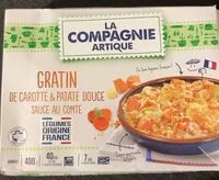 Mängden socker i Gratin de Carotte&Patates douce sauce au comté