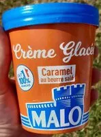 Mängden socker i Crème glacée caramel beurre salé