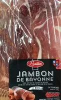 Mängden socker i Jambon de Bayonne