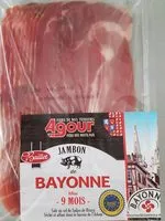 Mängden socker i Jambon de Bayonne 9 mois