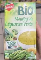 Mängden socker i Mouliné de légume verts