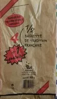 Mängden socker i Baguette de tradition française