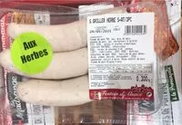 Mängden socker i Saucisses aux herbes