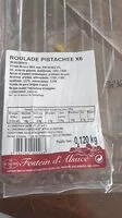 Mängden socker i roulade pistache