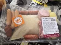 Mängden socker i Choucroute