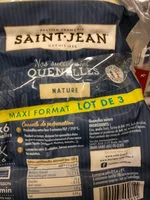 Mängden socker i Quenelles Nature - lot de 3