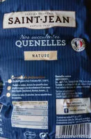 Mängden socker i Quenelles Natures 6 Quenelles